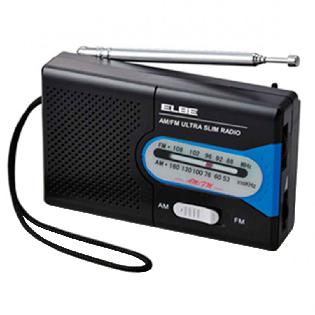 RADIO PORTATIL ELBE RF55 NEGRA, AM/FM